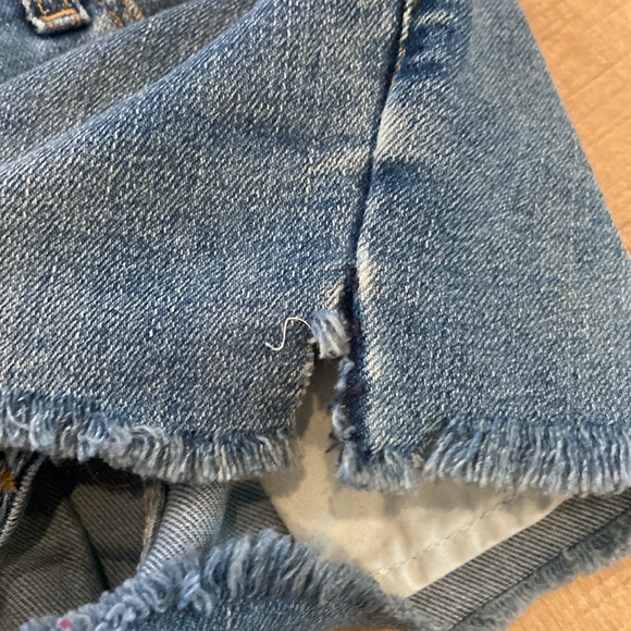 Levi’s vintage cut off shorts low rise short juniors 1 - Picture 6 of 7